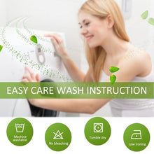Load image into Gallery viewer, care instructions woman caring for fabric
