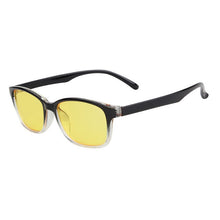 Load image into Gallery viewer, Retro Anti-Blue Light Glasses - Clear/Yellow Lenses
