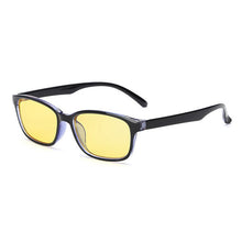Load image into Gallery viewer, Retro Anti-Blue Light Glasses - Clear/Yellow Lenses
