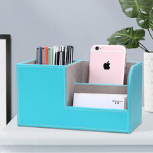 Load image into Gallery viewer, desk organizer electric blue
